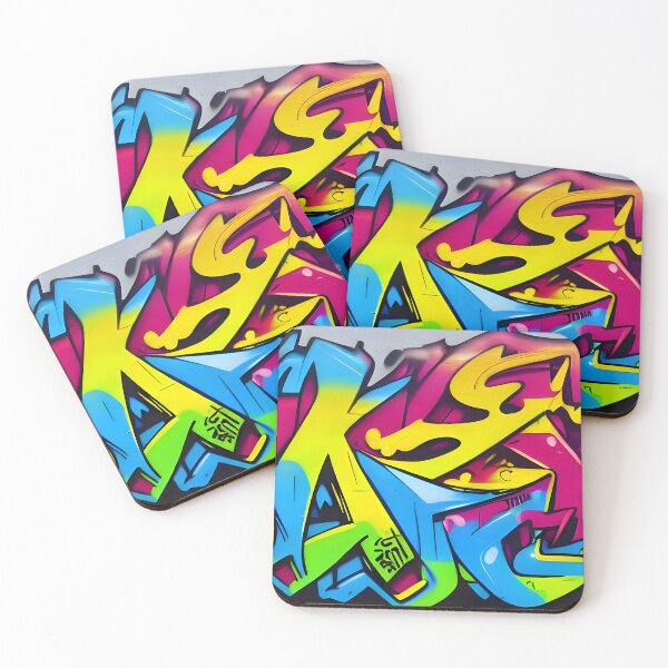 Item preview, Electric Urban Pulse: Abstract Multi-Color Graffiti Art designed and sold by City Graffix Design Co..