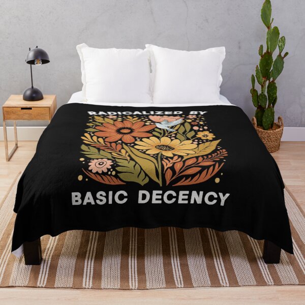 Item preview, Radicalized by Basic Decency Shirt - Social Justice Activist Tee - Human Rights & Equality Statement Graphic Top designed and sold by AdyKurniawan.
