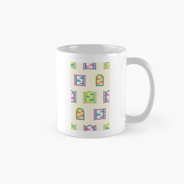 Aperçu de l'œuvre motif de fenêtre à l'ambiance pastel chaleureuse créée et vendue par Virtual-Studio-Geebaki.