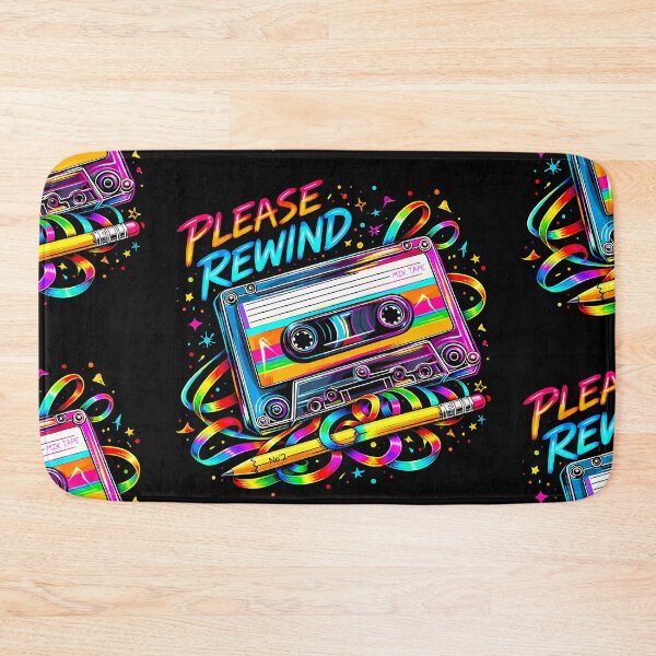 Item preview, Please Rewind Mix Tape - in Black designed and sold by Wondergirl Wanderings.