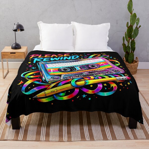 Item preview, Please Rewind Mix Tape - in Black designed and sold by Wondergirl Wanderings.
