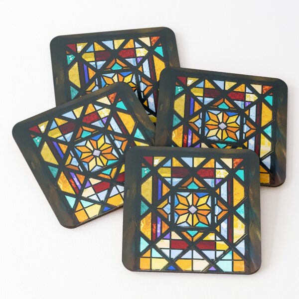Item preview, Modern Colorful Stained Glass Texture (image size 7840x11680) designed and sold by Digital-Davinci.