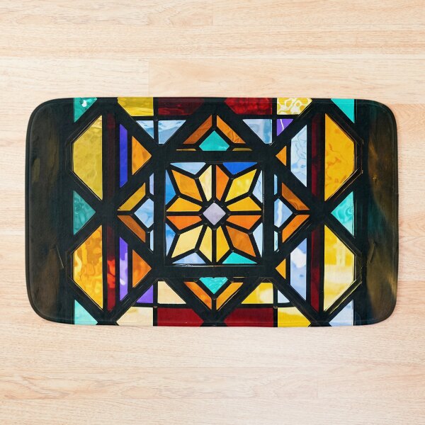 Item preview, Modern Colorful Stained Glass Texture (image size 7840x11680) designed and sold by Digital-Davinci.