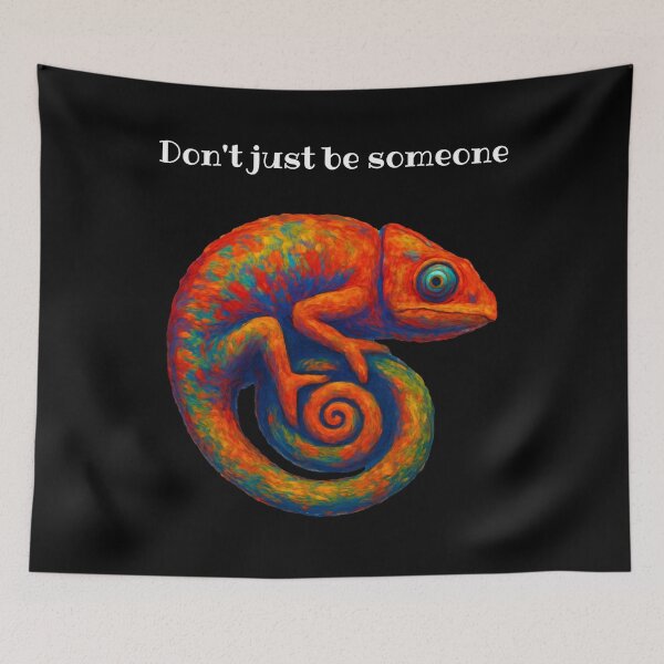 Item preview, Colorful chameleon - a statement of individuality - vibrant - impressive animal design designed and sold by Like it Different.