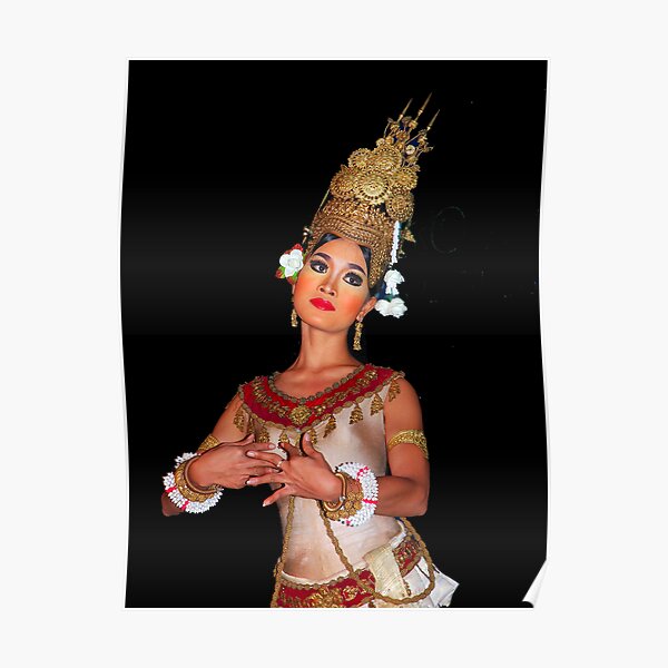 Cambodian Dancer Poster