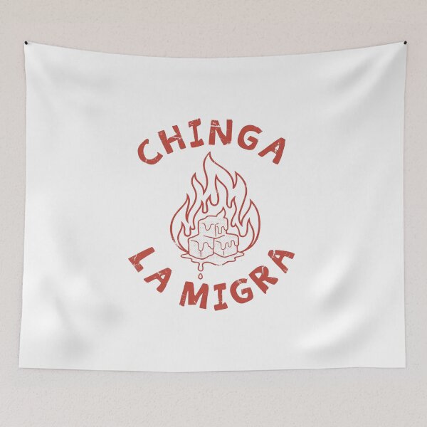 Item preview, Chinga La Migra Shirt - Immigrant Rights Protest Tee - Resist ICE Snake & Floral Social Justice Graphic - Latino Pride Apparel designed and sold by AdyKurniawan.
