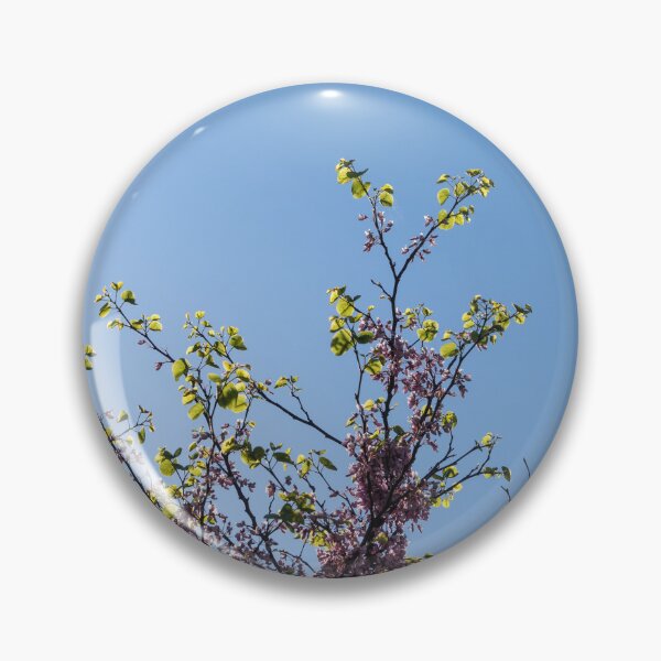 Item preview, Blossoming Judas Tree Branches Against Clear Sky designed and sold by Georgia Mizuleva.