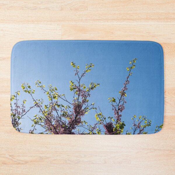 Item preview, Blossoming Judas Tree Branches Against Clear Sky designed and sold by Georgia Mizuleva.