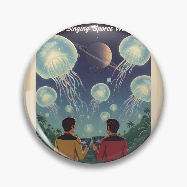 Item preview, Star Trek Omicron Ceti III Retro Travel Poster - The Singing Spores World Vintage Sci-Fi Space Jellyfish Art Prints Wall Decor designed and sold by apixelwall.