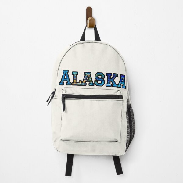 Item preview, Alaska Color Typography | Blue & Yellow Abstract Style designed and sold by Long Family Gifts.