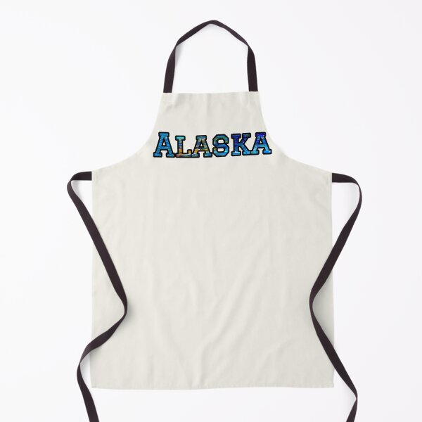 Item preview, Alaska Color Typography | Blue & Yellow Abstract Style designed and sold by Long Family Gifts.