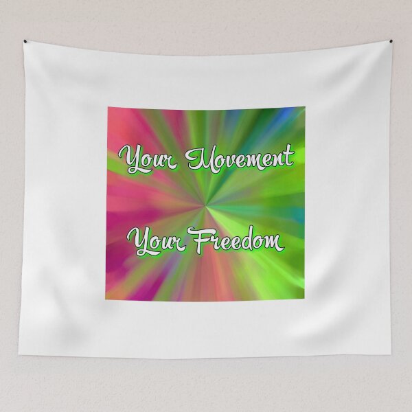Item preview, Colorful Motivation Your Movement Your Freedom designed and sold by Holub Art Studio & design.