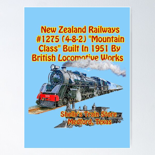 Item preview, Train Logo, New Zealand Railways, Shelly's Train Store, Vintage, Classic, Collectible Train Logos, Rail & Railroad Logos, train stickers, magnets, t-shirts, posters and more designed and sold by MoreEZUSA-Here.