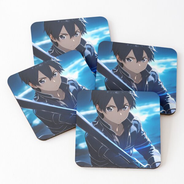 Item preview, Kirito Sword Art Online Anime Hero Night Blade Power Fantasy designed and sold by riadjamai.