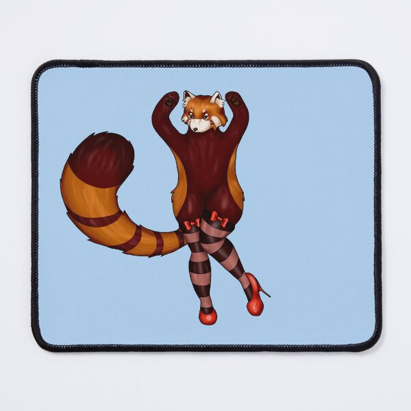 Item preview, Red Panda with human legs designed and sold by WoodNymphCrafts.