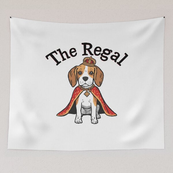 Item preview, The Regal Beagle Elegant Dog Portrait designed and sold by Creations44.