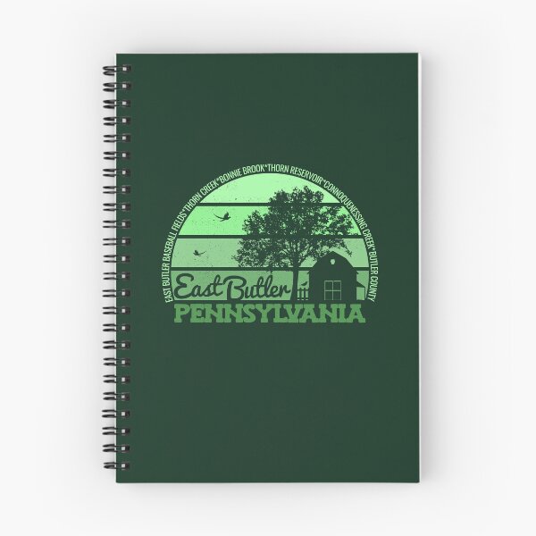 Item preview, East Butler Pennsylvania Sunset Retro Vintage Local Pride Logo designed and sold by CRHPOD20.