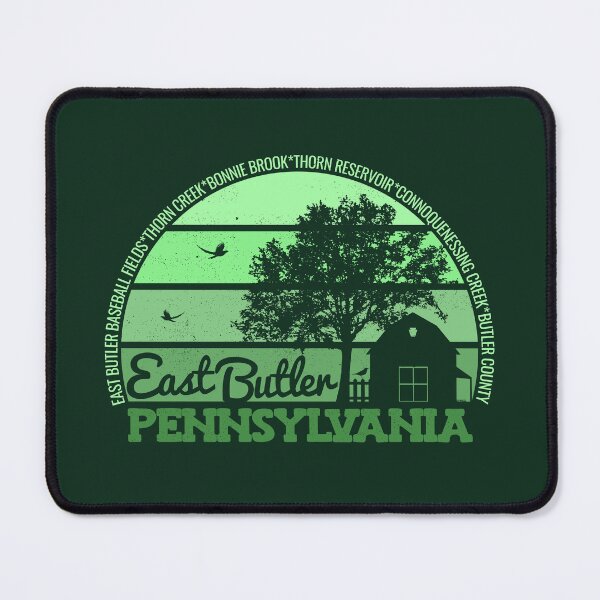 Item preview, East Butler Pennsylvania Sunset Retro Vintage Local Pride Logo designed and sold by CRHPOD20.