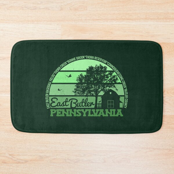 Item preview, East Butler Pennsylvania Sunset Retro Vintage Local Pride Logo designed and sold by CRHPOD20.