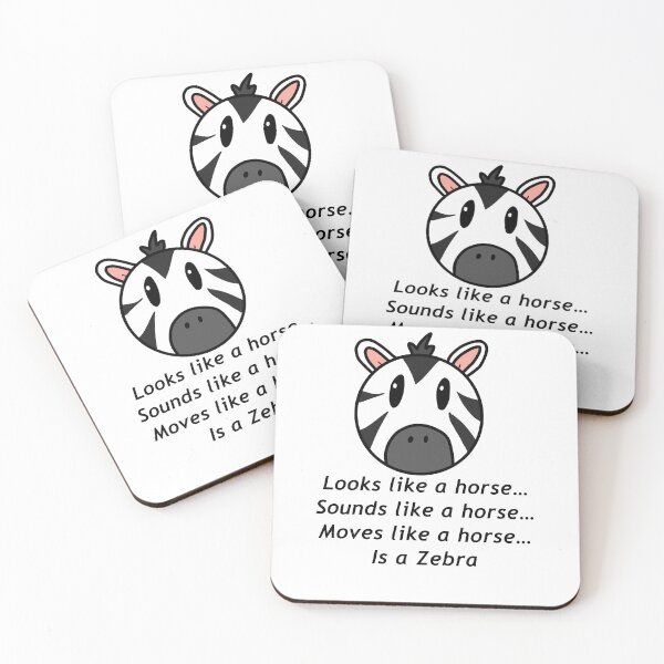 Item preview, Like a horse, is a zebra designed and sold by ChronicTeacher.