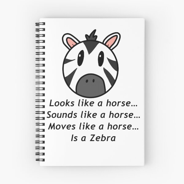 Item preview, Like a horse, is a zebra designed and sold by ChronicTeacher.