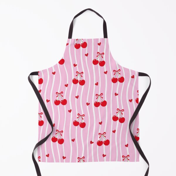 Item preview, Cherries with Bows and Hearts Pattern designed and sold by Akikoart7.