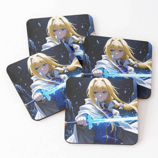 Item preview, Alice Zuberg Sword Art Online anime fantasy knight battle dark blue anime girl designed and sold by riadjamai.