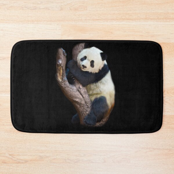 Item preview, Hyper-Realistic Panda Climbing Tree – Gentle Wildlife Art designed and sold by Massimo Righi.