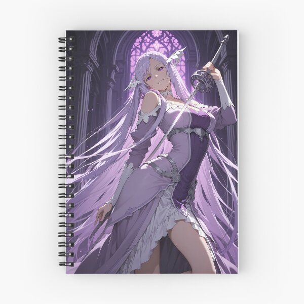 Item preview, Quinella Sword Art Online Anime Fantasy Magic Cathedral Night Purple Anime Girl designed and sold by riadjamai.