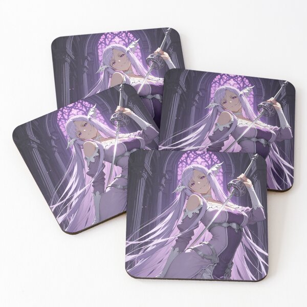 Item preview, Quinella Sword Art Online Anime Fantasy Magic Cathedral Night Purple Anime Girl designed and sold by riadjamai.
