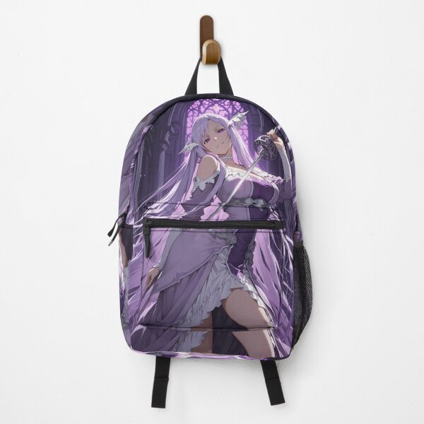 Item preview, Quinella Sword Art Online Anime Fantasy Magic Cathedral Night Purple Anime Girl designed and sold by riadjamai.