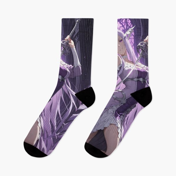 Item preview, Quinella Sword Art Online Anime Fantasy Magic Cathedral Night Purple Anime Girl designed and sold by riadjamai.