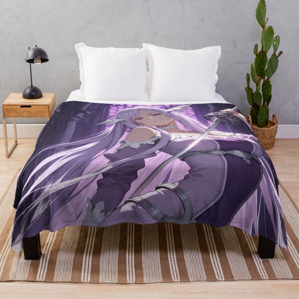 Item preview, Quinella Sword Art Online Anime Fantasy Magic Cathedral Night Purple Anime Girl designed and sold by riadjamai.