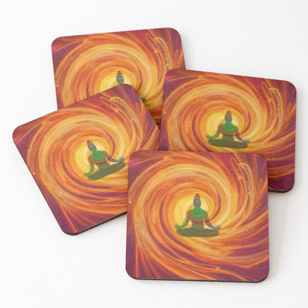 Item preview, Calm spirit in the swirl of cosmic chaos designed and sold by ShaDeS-AI-Art.