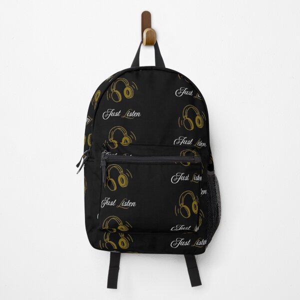 Item preview, Just Listen Black & Gold designed and sold by IsaFDesigns.