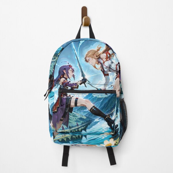 Item preview, Yuuki Sword Art Online Anime Fantasy Duel Landscape Action Courage designed and sold by riadjamai.