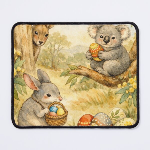 Item preview, Happy Easter, Mate! – Australian Bush Easter Watercolour designed and sold by inspired-works.