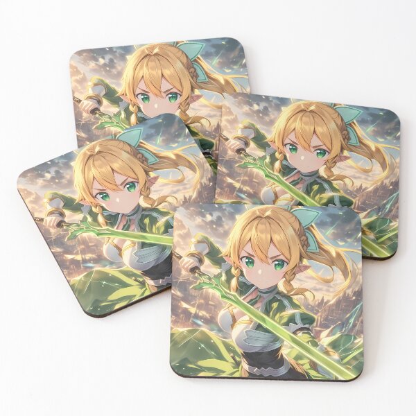 Item preview, Leafa Sword Art Online Anime Girl Waifu Fantasy Elf Sword Battle designed and sold by riadjamai.