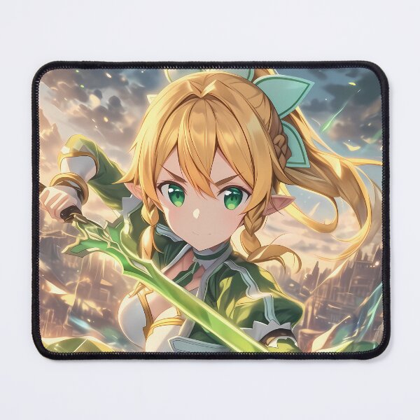 Item preview, Leafa Sword Art Online Anime Girl Waifu Fantasy Elf Sword Battle designed and sold by riadjamai.