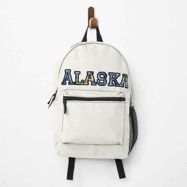 Item preview, Alaska Travel Souvenir | Blue and Yellow Alaskan Floral Art designed and sold by Long Family Gifts.