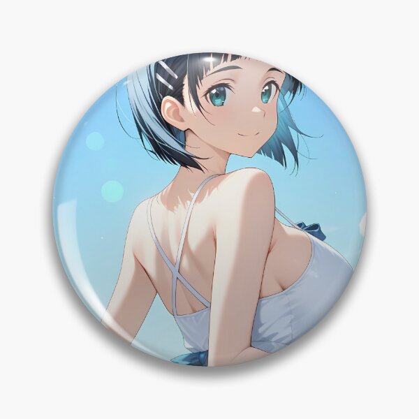Item preview, Kirigaya Suguha Sword Art Online Anime Girl Waifu Summer Beach Daylight Fantasy designed and sold by riadjamai.