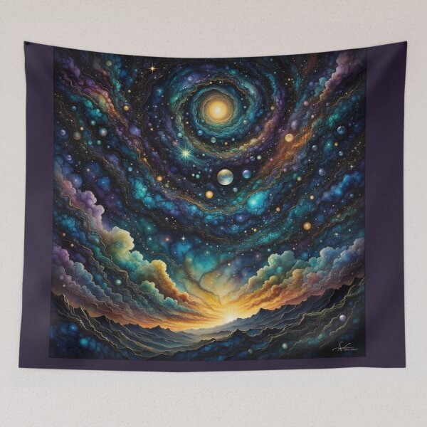 Item preview, Bubbling Cosmos designed and sold by Whimsical Art by Angela.