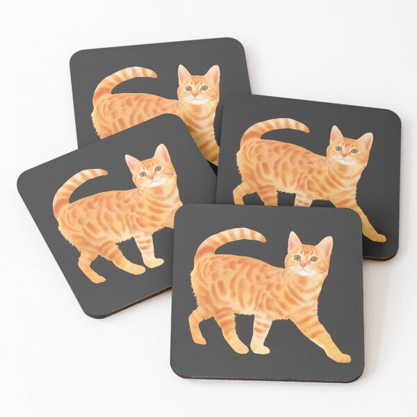 Item preview, Cute ginger tabby cat designed and sold by xiao xuans.