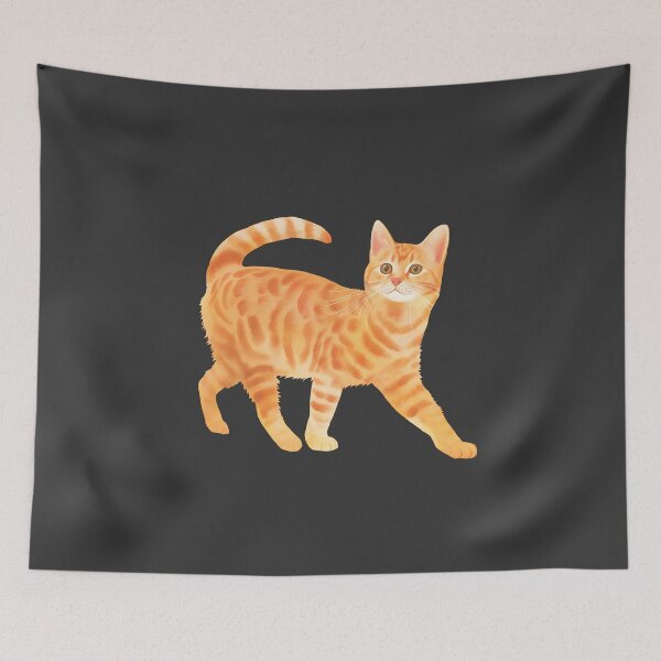 Item preview, Cute ginger tabby cat designed and sold by xiao xuans.