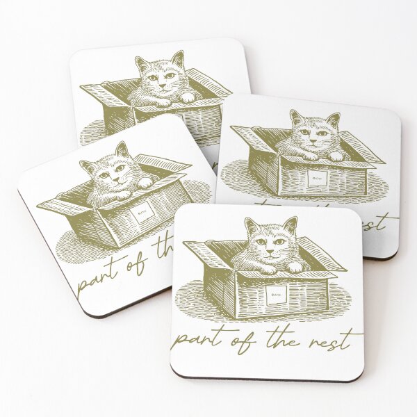 Item preview, The cat is resting inside the box designed and sold by sowaibur.