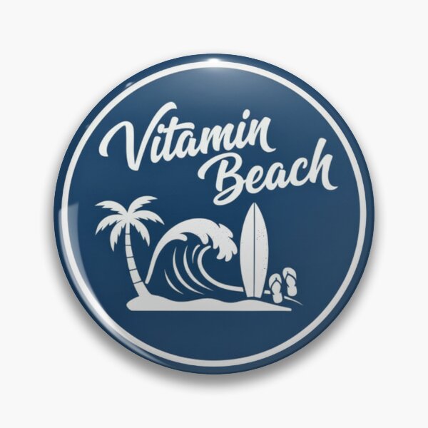 Item preview, Vitamin Beach - White Logo designed and sold by Vitamin-Beach.