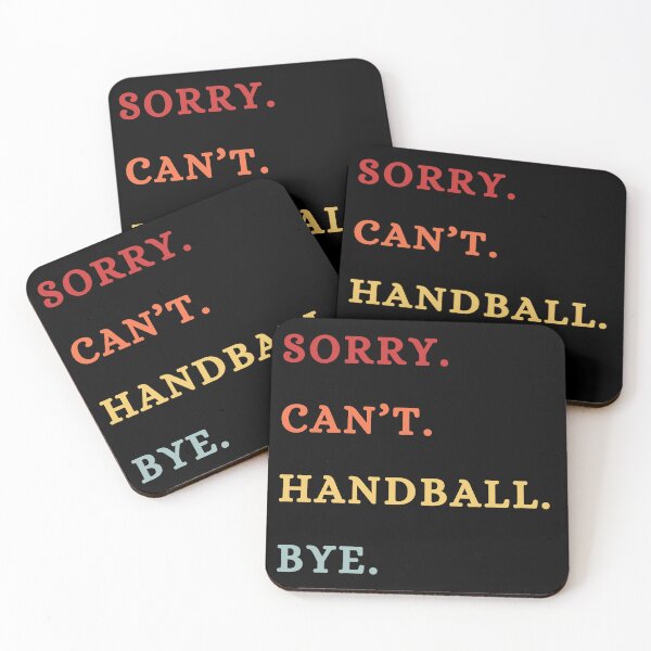 Item preview, Retro Sorry Cant Handball Bye - Funny Handball Lovers Gifts designed and sold by Wiss2Arts.