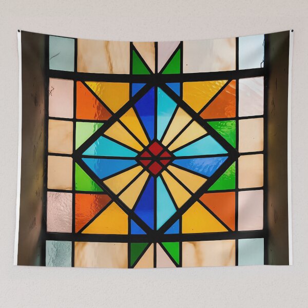 Item preview, Modern Colorful Stained Glass Texture (image size 7840x11680) designed and sold by Digital-Davinci.