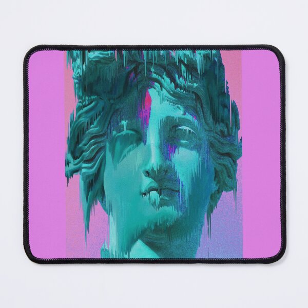 Item preview, Vaporwave Glitch Melting Statue designed and sold by zerocult.