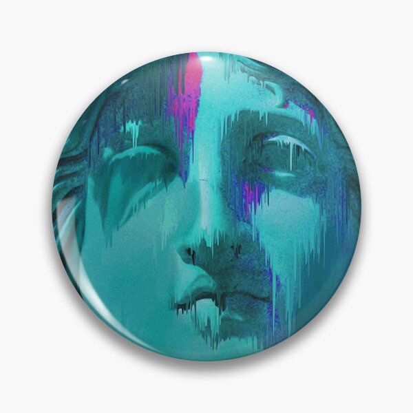 Item preview, Vaporwave Glitch Melting Statue designed and sold by zerocult.